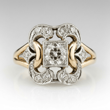 Diamond Retro Sculptural Ring by Rose & Oliver - product image 1